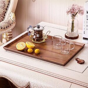 Outdoor Tray Coffee Table Tray Imitation Wood Grain Rectangular Large Tray Simple and Practical Cup Storage Tray Breakfast, Afternoon Tea Tray Decorative Tray Kitchen Tray