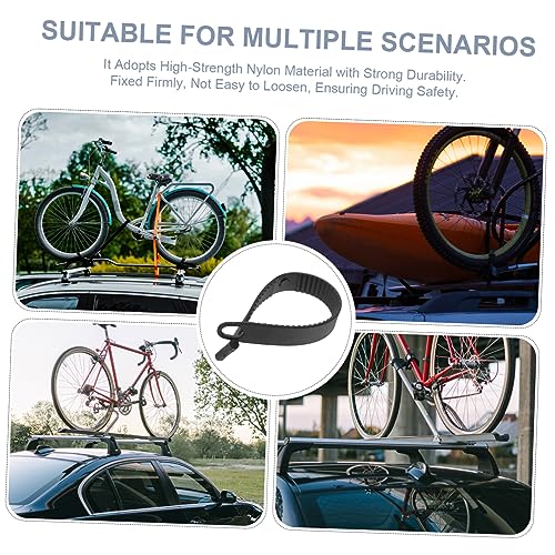 Toddmomy Bike Strap Trunk Bicycle Bike Rack Strap on Bikes Cargo Fixed Rope Luggage Rubber Strap Rubber Multi-use Straps Cargo Straps The roof Rubber Band Wheel Single Frame Suitcase Eraser