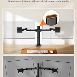 ErGear Height Adjustable Electric Standing Desk Dual Monitor Desk Mount