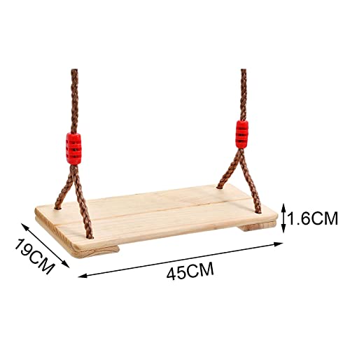 Colcolo Outdoor Wooden Swing Set for Kids - Sturdy and Safe Playground Equipment