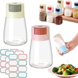 moisture proof salt and pepper shakers precise quantitative push type,quantitative seasoning bottle,precise quantitative push type (2pcs-a)