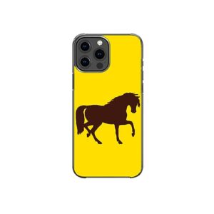 running horse pattern art design anti-fall and shockproof gift iphone case (iphone xr)