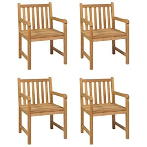 TCSGURK Patio Dining Set,Teak Finish and Ideal for Outdoors, Outdoor Patio Furniture Set