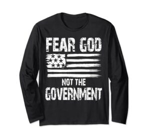 fear god not the government long sleeve t-shirt