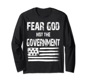 fear god not the government long sleeve t-shirt