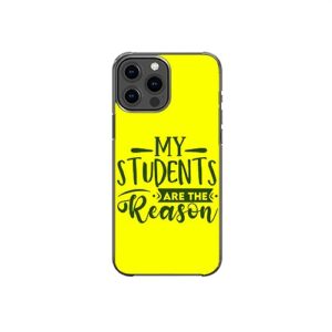 my students are the reason inspirational sweet pattern art design anti-fall and shockproof gift iphone case (iphone 11)
