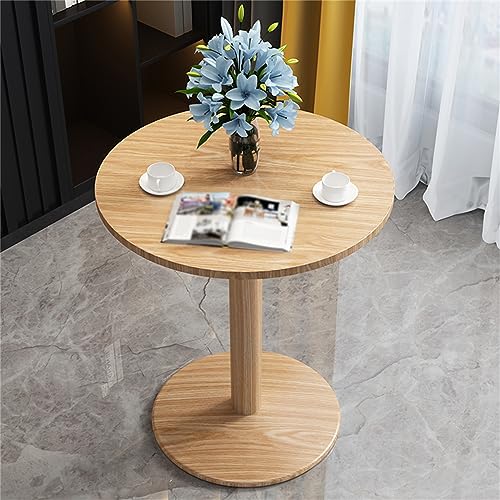 Dining Table, Coffee Table, 60cm Marble Effect Top Sofa Tables w/Sturdy Metal Frame, Modern Round Side Table for Kitchen, Dining Room, Cafe(Size:60 * 60 * 72CM,Color:C)