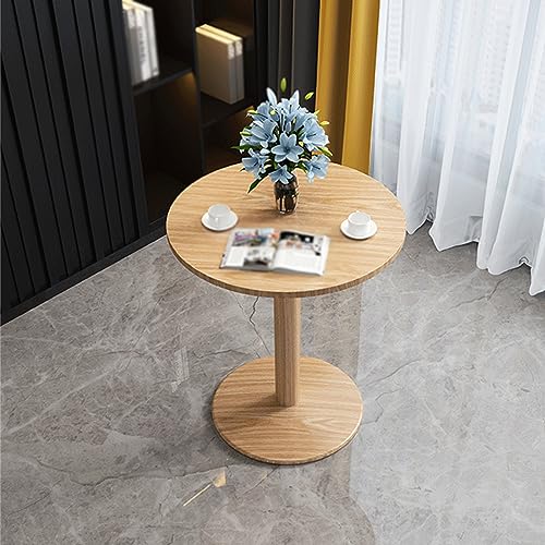 Dining Table, Coffee Table, 60cm Marble Effect Top Sofa Tables w/Sturdy Metal Frame, Modern Round Side Table for Kitchen, Dining Room, Cafe(Size:60 * 60 * 72CM,Color:C)