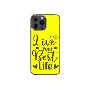 live your best life motivational inspirational pattern art design anti-fall and shockproof gift iphone case (iphone 6/6s)