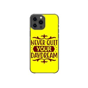 never quit your dream motivational inspirational pattern art design anti-fall and shockproof gift iphone case (iphone x/xs)