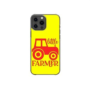 little farmer sweet cute pattern art design anti-fall and shockproof gift iphone case (iphone xr)