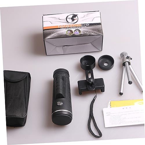 Mikikit 2pcs Travel Magnifying Mirror Mobile Lens Screen Magnifier Phone Camera Magnifier monocular Telescope with Night monocular Telescope for Mobile Phone 40x60 Telescope Telephone