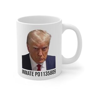 brian bula trump mug shot coffee mug inmate p01135809 georgia jail white official mugshot