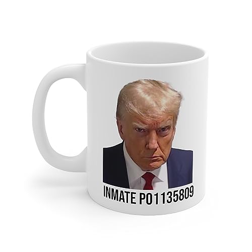 Brian Bula Trump Mug Shot Coffee Mug Inmate P01135809 Georgia Jail White Official Mugshot