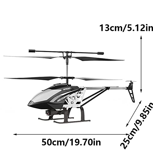 ZAVEIOP Large 50cm HD Camera RC Helicopter 4CH Pneumatic Fixed High Helicopter Alloy Body RC Plane Real-time Camera is Prepared to Take Off RC Glider Beginner Entry Level Flight Toy