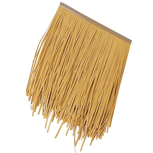 Nujeuho Straw Roof Thatch Tiki Duck Blind Grass Mexican Straw Roof Thatch for Tiki Bar Huts Palapa Thatch Roofing for Garden Patio Umbrella Covers Decoration Width 60cm(Size:8.5x0.6m,Color:Color 1)