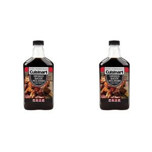 cuisinart cgbs-014 smoked bacon molasses bbq, premium flavor and blend for marinade, dip, sauce or glaze, 13 oz bottle (pack of 2)