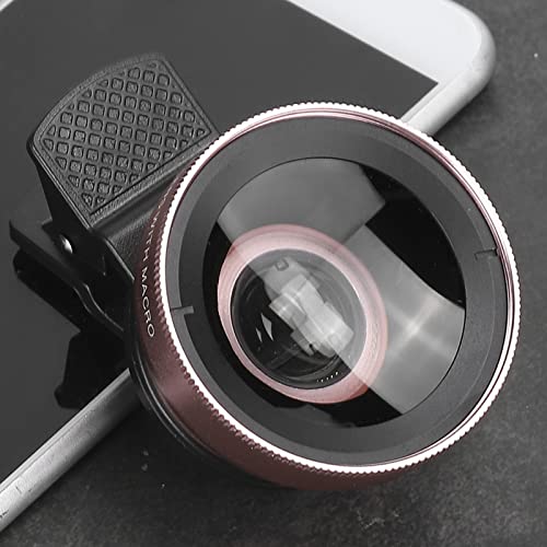 2 in 1 Professional Phone Lens Super Wide Angle and Macro Lens for Mobile Phone with Clear Image Design, Suitable for Most Smartphones, Tablets