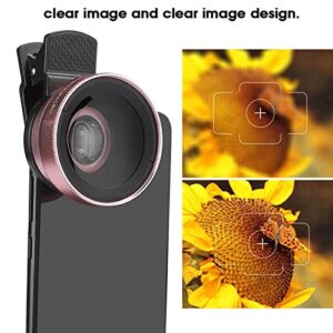 2 in 1 Professional Phone Lens Super Wide Angle and Macro Lens for Mobile Phone with Clear Image Design, Suitable for Most Smartphones, Tablets