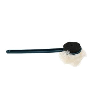 minkissy bath ball bath brush bath scrubber for body shower brush for body bath loofah bath sponge back scrubber dual- sided shower brush back scrubber with handle mesh shampoo brush 2 in 1