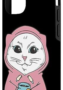 iPhone 13 Pro White Main Coon Cat Outfit For Cat Lover Cats Case