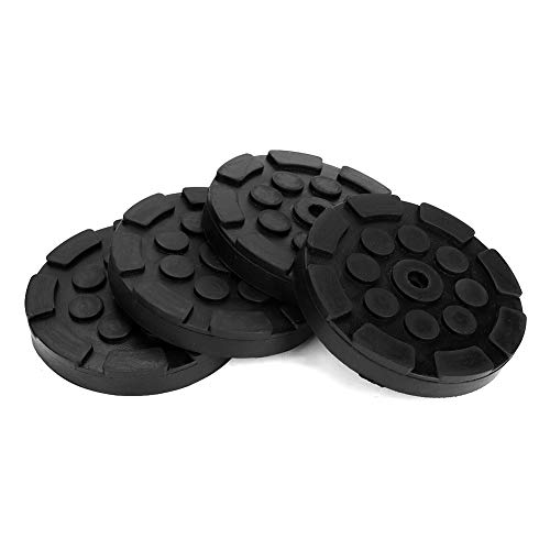 Car Arm Pads, Floor Jack Pad, 4 Pcs Car Round Rubber Arm Pads Auto Jacking Lift Pads Weightlifter Accessories, Jacking Adapters