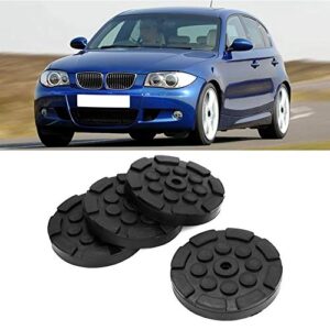 Car Arm Pads, Floor Jack Pad, 4 Pcs Car Round Rubber Arm Pads Auto Jacking Lift Pads Weightlifter Accessories, Jacking Adapters