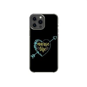 nurse life motivational nurse tribute pattern art design anti-fall and shockproof gift iphone case (iphone 11)