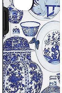 iPhone 13 Chinoiserie Pottery Toile Blue and White Case