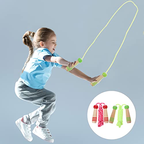 Unomor 6 pcs cartoon skipping rope jump rope for fitness kids exercise equipment jump rope jump rope weighted wood jump rope kids rope Portable Skipping Ropes Kids Jumping Rope