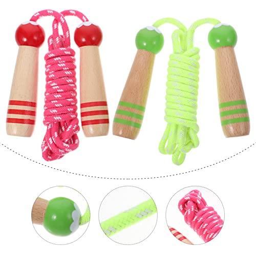 Unomor 6 pcs cartoon skipping rope jump rope for fitness kids exercise equipment jump rope jump rope weighted wood jump rope kids rope Portable Skipping Ropes Kids Jumping Rope