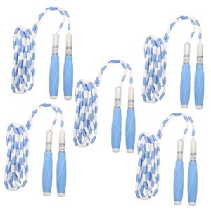 5pcs bamboo skipping rope juguetes adultos kids sports toys kids girl toys fitness exercise equipment kids jump rope jumprope for fitness jump ropes beaded jump rope adult child