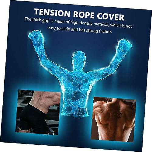 Didiseaon 5pcs Pull Cord Protector Sports Coat Gym Belt Sport Coat Back Rope Cover Exercise Training Strap Coat Fitness Bands Durable Fitness Rope Cover Household Fitness Rope Cover Handle