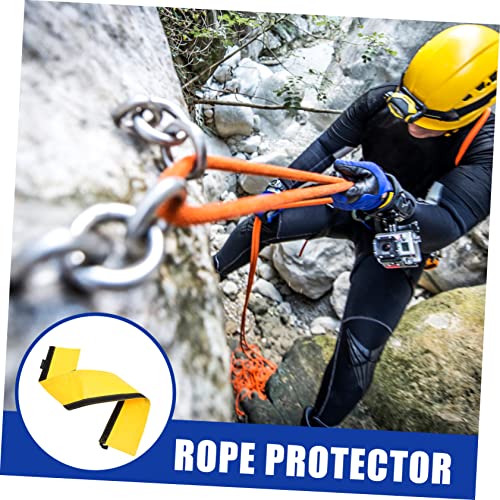 VANZACK 3pcs Belay Outdoor Gear Outdoors Gear Backpacking Gear Climbing Accessory Rope Protection Sleeve Emergency Safety Rope Cover PVC Escape Rope Cover Rope Protection Cover Portable