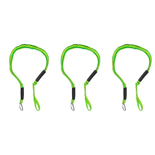 BESPORTBLE 3pcs Boat Rope Ties That Tether The tethering Heavy Duty Bungee Cords Marine Accessories for Boats Dock Rope Dock Lines for Boat Docking Long Hook Rope Boat Accessory with Hook