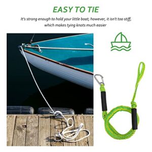 BESPORTBLE 3pcs Boat Rope Ties That Tether The tethering Heavy Duty Bungee Cords Marine Accessories for Boats Dock Rope Dock Lines for Boat Docking Long Hook Rope Boat Accessory with Hook