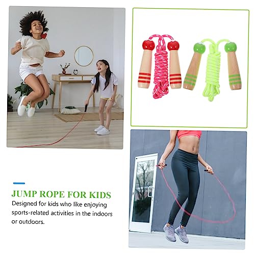 Didiseaon 6 pcs cartoon skipping rope kids exercise equipment fitness jump rope jump rope kids exercise ropes Children skipping rope kids jumprope rope cotton rope Jump Rope Kids Toy