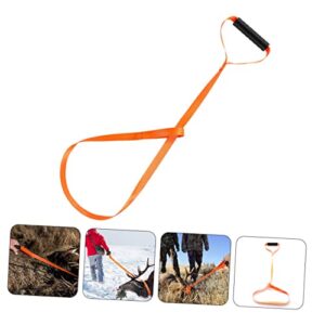 Toddmomy 2pcs Heavy Duty Strap Deer Drag Rope Deer cart Deer Daily use Strap Sturdy Deer Carrier Heavy Bow and Antlers Mop Cloth Multicolor Supplies Tow line Nylon