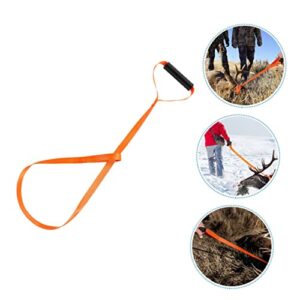 Toddmomy 2pcs Heavy Duty Strap Deer Drag Rope Deer cart Deer Daily use Strap Sturdy Deer Carrier Heavy Bow and Antlers Mop Cloth Multicolor Supplies Tow line Nylon