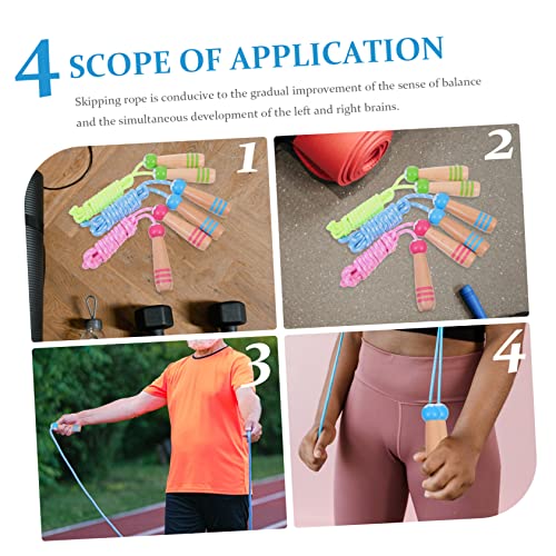 BESPORTBLE 6 pcs adjustable skipping rope exercise jump rope skipits for kids jump rope for fitness Workout Fitness Jump Rope children s skipping rope Jump Ropes for Kids Exercise Equipment