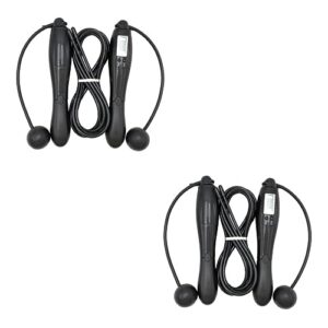 inoomp 2pcs skipits for kids fitness jump rope jump rope for fitness kids jumprope jump rope exercise digital jump rope kids play toys electronic counting skipping rope set child