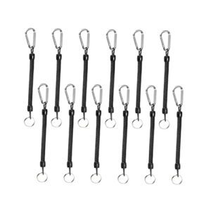 OSALADI 36 pcs Retractable Fishing Lanyard pogo Spring Tool Fishing Gadgets Coil Spring Fishing kit Key Rings Keychains Anti-Lost Phone Spring Miss Rope Security line Protection Rope Heavy