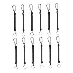 OSALADI 36 pcs Retractable Fishing Lanyard pogo Spring Tool Fishing Gadgets Coil Spring Fishing kit Key Rings Keychains Anti-Lost Phone Spring Miss Rope Security line Protection Rope Heavy