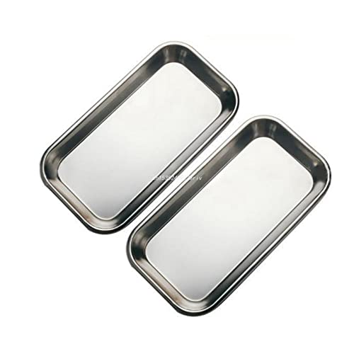 GEEKLLS Breakfast Tray Stainless Steel Nail Plate Cosmetic Storage Tray Surgical Tray