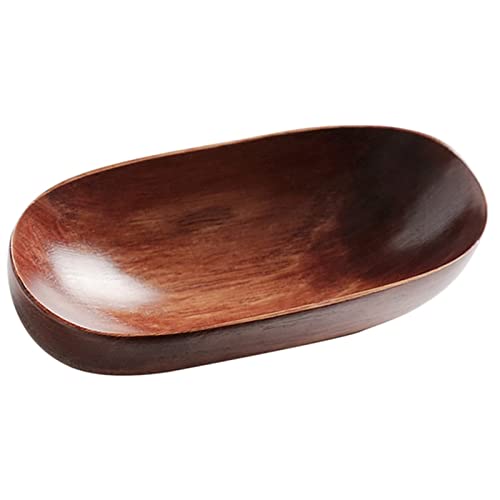 GEEKLLS Breakfast Tray Wooden Dried Fruit Dish Solid Wood Tableware Food Serving Tray Pcs Long Handle Wooden Mixing Spoon