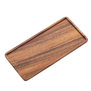 geeklls breakfast tray rectangle wooden tea tray serving table plate snacks food storage dish for hotel home serving tray