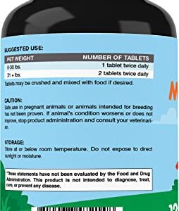 Vitamatic Melatonin for Dogs - 6 mg - 120 Beef Flavored Chewable Tablets ((Pack of 1))