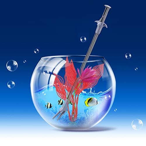 Mipcase Long Aquarium Tongs Plastic- 19.7in Plastic Tweezers Fish Feeding Tongs for Aquarium Tank, Aquatic Plant Tongs Tweezers Tools for Fish Tank