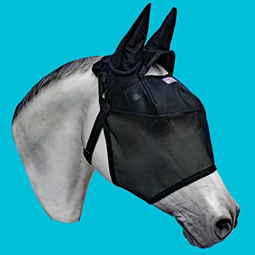 EquiVizor UV Fly Masks Horse Mask (W/Ear Protection, COB)