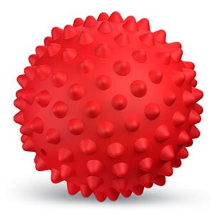 Apasiri 𝐔𝐩𝐠𝐫𝐚𝐝𝐞𝐝 𝐕𝐞𝐫𝐬𝐢𝐨𝐧 Squeaky Toys for Large Dogs, Aggressive Chewers, Tough Spiky Ball Durable Floatable Rubber Pet Toys for Medium Breed